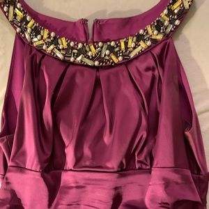 Fuchsia cocktail dress